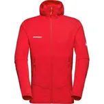 fleecová bunda MAMMUT Taiss Light ML Hooded mammut red XL
