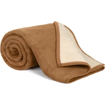 deka Přikrývka KIRA PLUS jednolůžková - 150x200 cm Hnědá,Béžová - 150x200 cm