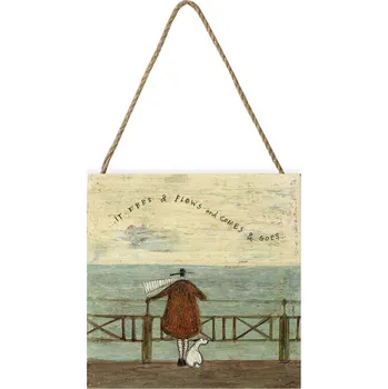 Obraz Dřevěný obraz Sam Toft - It Ebbs & Flows And Comes & Goes...