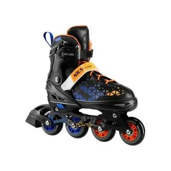 Kolečkové brusle Kolečkové brusle NILS Extreme NH18190A 4v1 Brave modré - - Výběr variant -