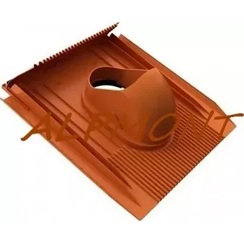 Průchodka univerzální Venduct – průměr 125 mm - cihlově červená