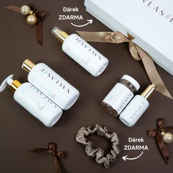 Kosmetická sada Primulus Group Vánoční balení Premium care pro jemné vlasy