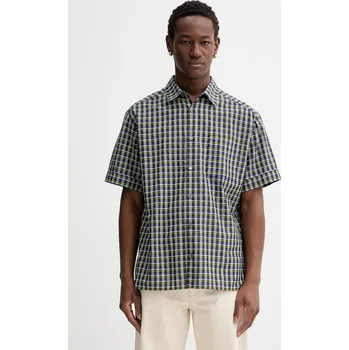 Pánská košile Bavlněná košile A.P.C. Chemisette Ross COHGA.H12541 námořnická modř 59X, vel. M