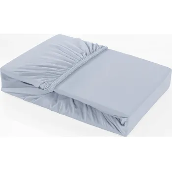 Prostěradlo Barevné napínací prostěradlo Klinmam Home Elastan, barva světle modrá, 140-160x200 cm