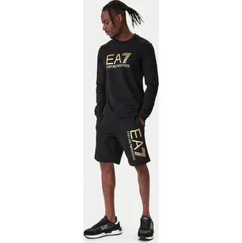 Pánské kraťasy EA7 Emporio Armani Sportovní kraťasy 7M001414 AF22266 MC004 Černá Regular Fit L