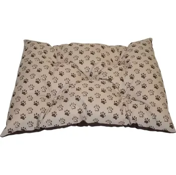 Pelíšek pro psa Matrace voděodolná 60x45 - tlapka béžová - SLEVA 3% s kodem radost25