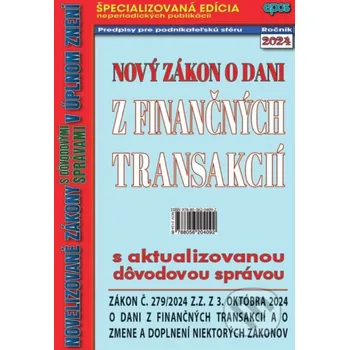 Nový zákon o dani z finančných transakcií - Epos Epos