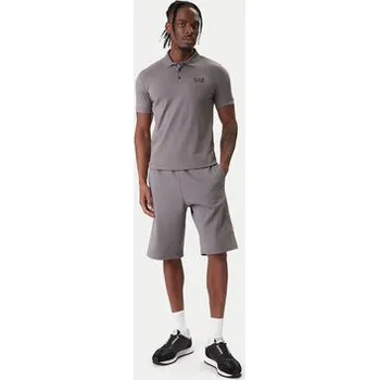EA7 Emporio Armani Polokošile 8NPF14 PJVQZ U8086 Šedá Regular Fit XL