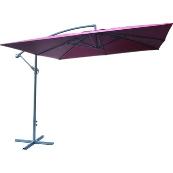 Slunečník ArtRoja Zahradní slunečník kovový 8080 | bordó 270 cm
