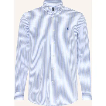Pánská košile Polo Ralph Lauren Pánská Košile Custom Fit, bílá / modrá, 40