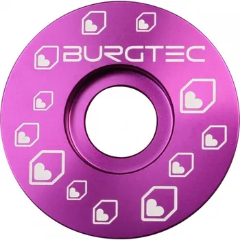 Hlavové složení Burgtec Top Cap víčko hlavového složení purple