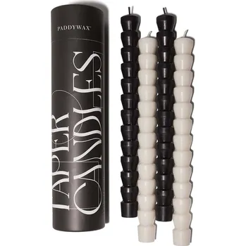 Svíčka Sada svíček Paddywax Black & White 4-pack THB001EU vícebarevná MLC