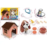 Mamido Plyšový pejsek se psí boudou a veterinární sadou + doplňky MT1240