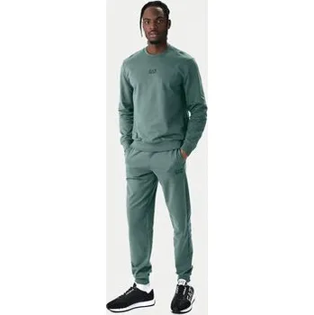 Dámské oblečení EA7 Emporio Armani Mikina 8NPM30 PJVRZ U7260 Zelená Regular Fit M