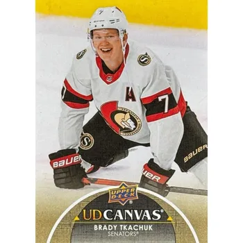 Karetní hra insert karta BRADY TKACHUK 21-22 UD Ser. 1 Canvas číslo C59