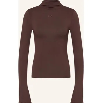 Dámské tričko Leger Studio Dlouhé Rukávy Bessy, tmavě hnědá