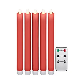Žárovka goobay Sada 5x vosková svíčka, červená, dálkové ovládání (53943) - 40.92.0547