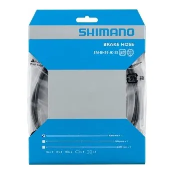 Brzda na kolo brzdová hadička SHIMANO SM-BH59-JK-SSL (1700mm) Road - Černá, 1700mm