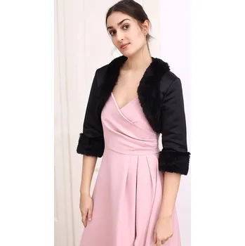 Bolerko TopMode Bolerko s kožíškem k luxusním šatům 979019