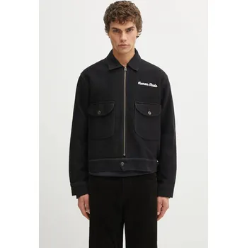 Bavlněná bunda Human Made ZIP-UP WORK, M, černá, 99X