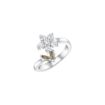 Náušnice Prsten 925/1000 - SVLR0757XI2BI52 JVD SVLR0757XI2BI52