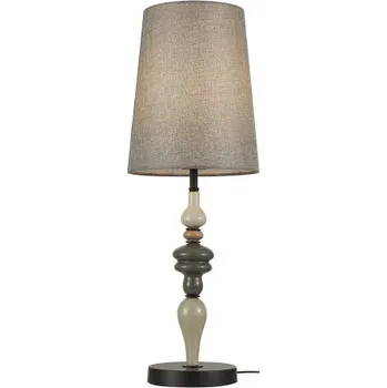 Lampička Stolní lampa 1x E27 šedá ITALUX Nerom TB-22374A-BK