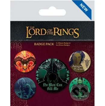 Doplněk ke knize Placka The Lord Of The Ringsset 5 ks