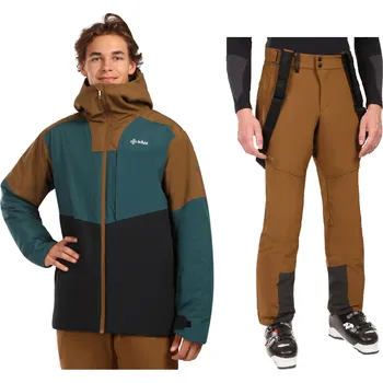 Pánský lyžařský komplet Killyan DGN 3XL + Rhea BRN 4XL