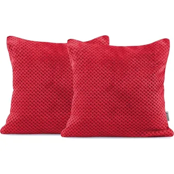 Povlak na dekorativní polštářek Povlaky na polštáře DecoKing henry červené, velikost 45x45*2