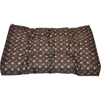 Pelíšek pro psa Matrace voděodolná 83x57 - tlapka hnědá - SLEVA 3% s kodem radost25