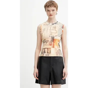 Top Jean Paul GAULTIER Journal, S, béžová, 80X