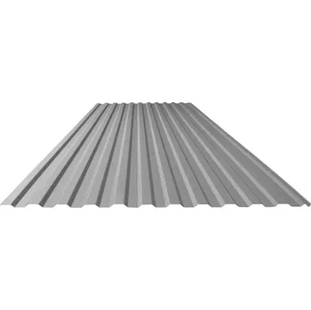 plechová krytina Blachdom Plus T14 Aluzinek 1160 x 0,5 mm stříbrná 1 m²