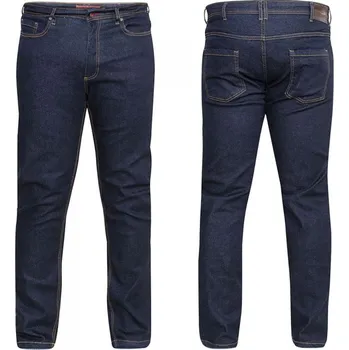 D555 kalhoty pánské CEDRIC L:34 Tapered Fit Stretch nadměrné velikosti 56 tmavě modrá