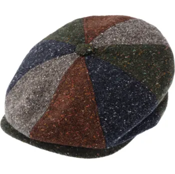 Čepice Fiebig - Headwear since 1903 Bekovka od Fiebig - Vlna / 8-Panel Cap Patchwork Velikost: 61 cm (XL)