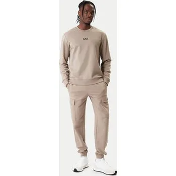 Dámské oblečení EA7 Emporio Armani Mikina 8NPM30 PJVRZ U6167 Béžová Regular Fit M