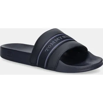 Dámská obuv Pantofle Tommy Hilfiger HILFIGER POOLSIDE WITH WEBBING FW0FW08529 námořnická modř 59X, EUR 39