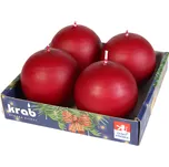 Krab Brno Svíčka adventní koule 60 mm 4…