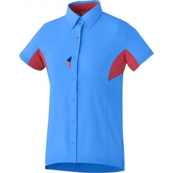 SHIMANO dámská košile, lightning modrá/jazzberry, M