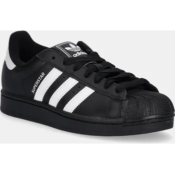 Pánské tenisky Kožené tenisky adidas Originals Superstar II černá barva, JI0079 99X, EUR 37 1/3