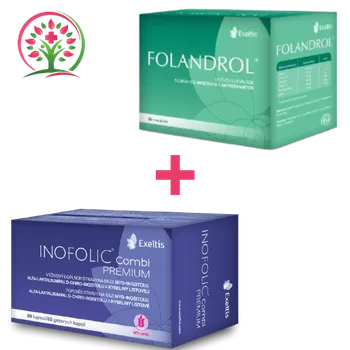 Zdraví Exeltis Exeltis PARTNERSKÝ BALÍČEK INOFOLIC COMBI PREMIUM 60cps+FOLANDROL 30sáč.