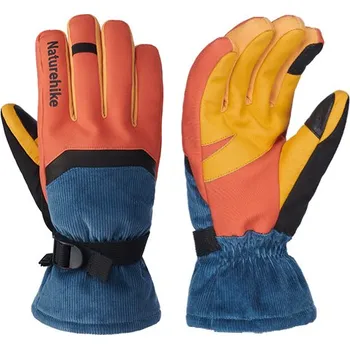 Rukavice Naturehike zimní rukavice s koženou výztuhou dlaně - barevné
