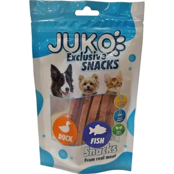 Pamlsek pro psa Duck, cod & vegetable Strips JUKO Snacks 70 g