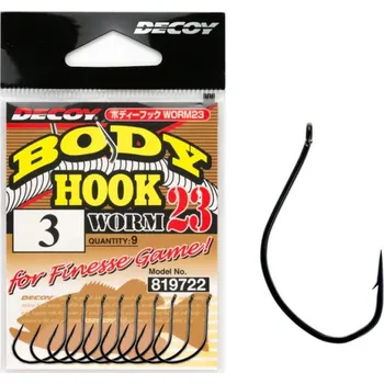 Rybářský háček DECOY Háčky Worm23 Body Hook VELIKOST: 6