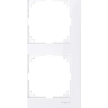 vypínač Merten Rámeček dvojnásobný M-Pure, Active SCHNEIDER MTN4020-3625