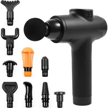 Masážní přístroj Aga Masážní pistole DS1602 Černá (VÝPRODEJ) + DÁREK