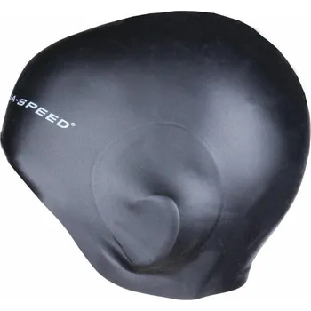 Plavecká čepice Aqua-Speed Ear koupací čepice černá (VÝPRODEJ)
