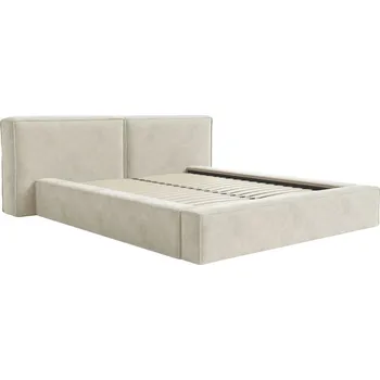 Postel Béžová rámová postel Core 140 x 200 s úložným prostorem 200 x 85 x 247 94% polyester, 6% nylon