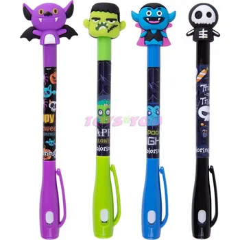 Colorino 01850PTR kuličkové pero kombinované s veselými koncovkami v příšerek (4 motyvy)