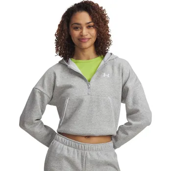 Dámská mikina Dámská Mikina UNDER ARMOUR RIVAL FLC PIPED HZ HOODIE 6003707-011 – Šedá L