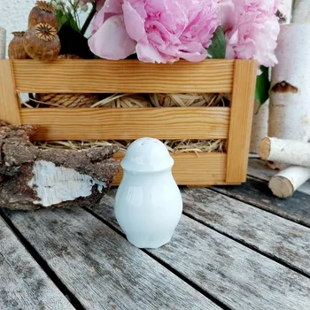 CONSTANCE slánka uzavřená, bílá, Thun 1794 (Porcelánová slánka 2. jakost)